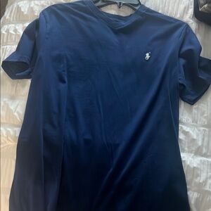 Boys Polo by Ralph Lauren Blue Short Sleeve Vneck
